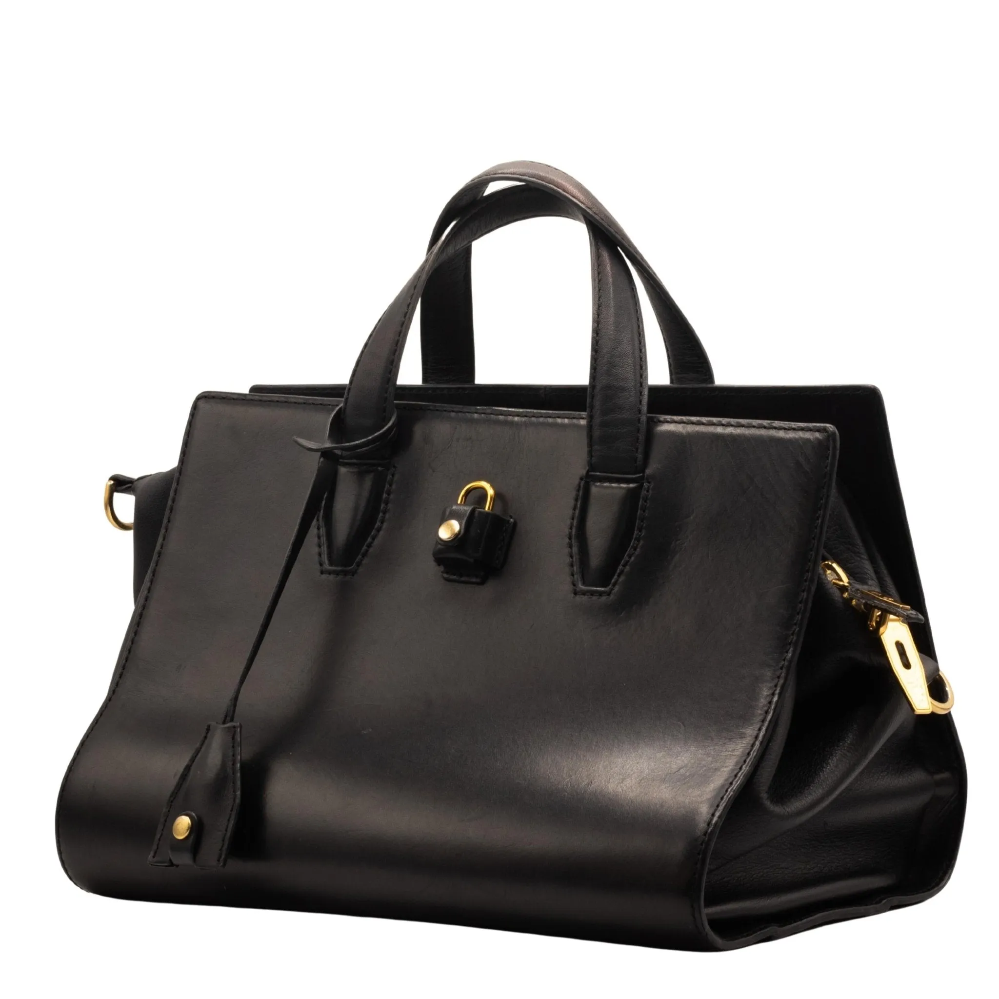 Alexander Tote Bag Black Leather