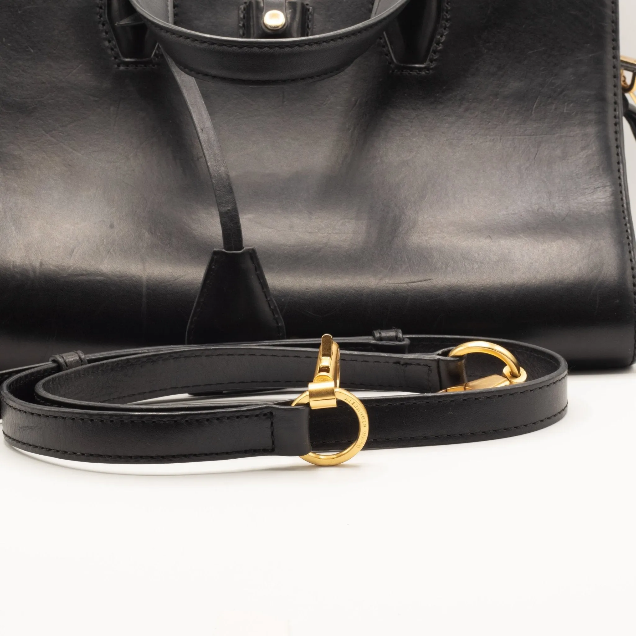 Alexander Tote Bag Black Leather