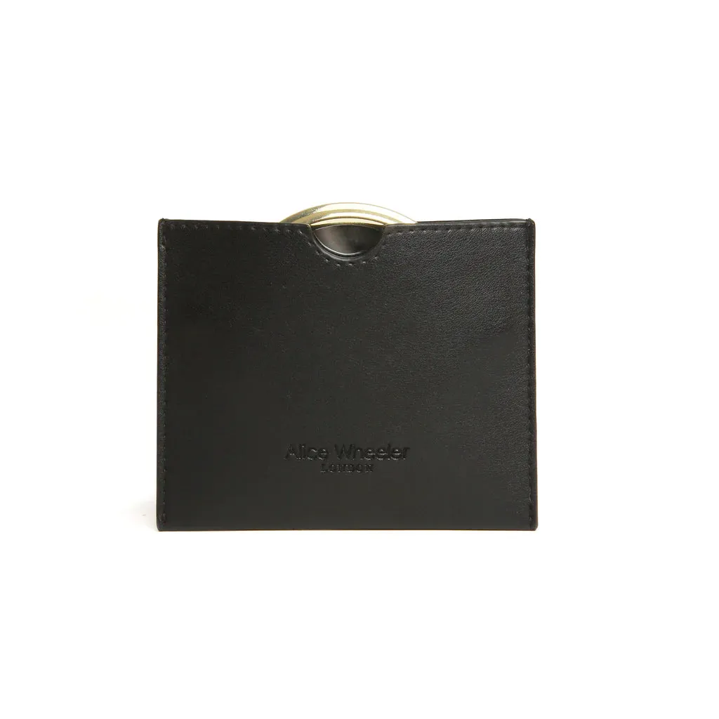 Alice Wheeler Venice Mirror & Pouch Black