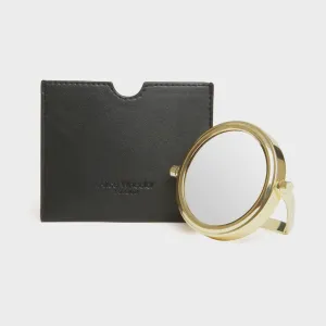 Alice Wheeler Venice Mirror & Pouch Black