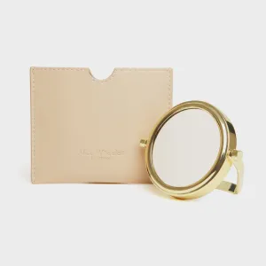 Alice Wheeler Venice Mirror & Pouch Sand