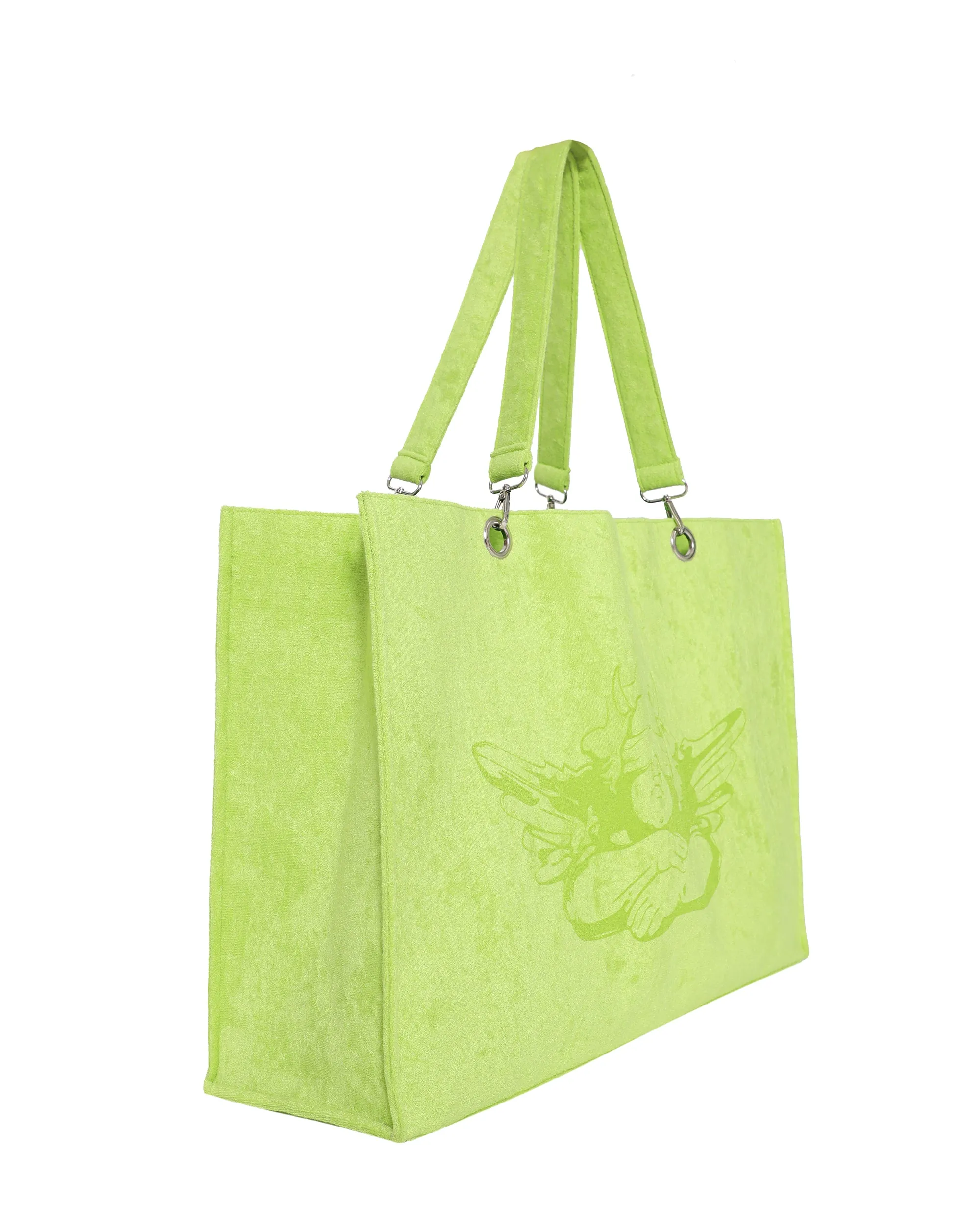 Apple Terry Cloth Tote