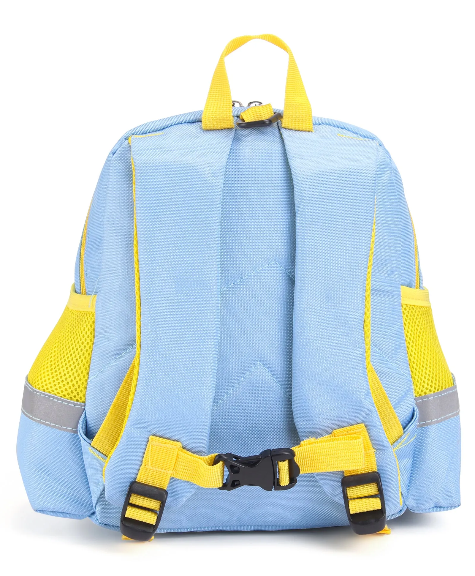 Astronaut Print Hard Case Backpack - Blue & Yellow