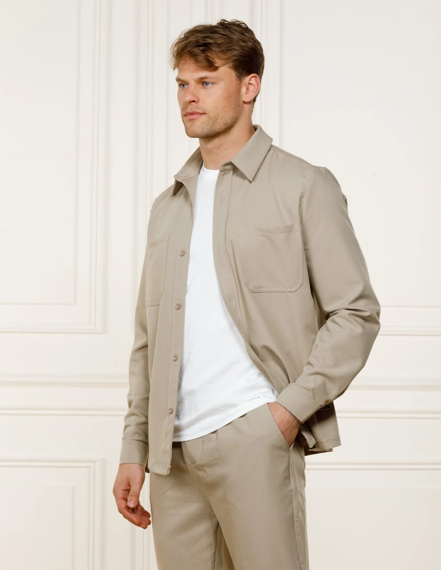 Beige 365 Lightweight Overshirt