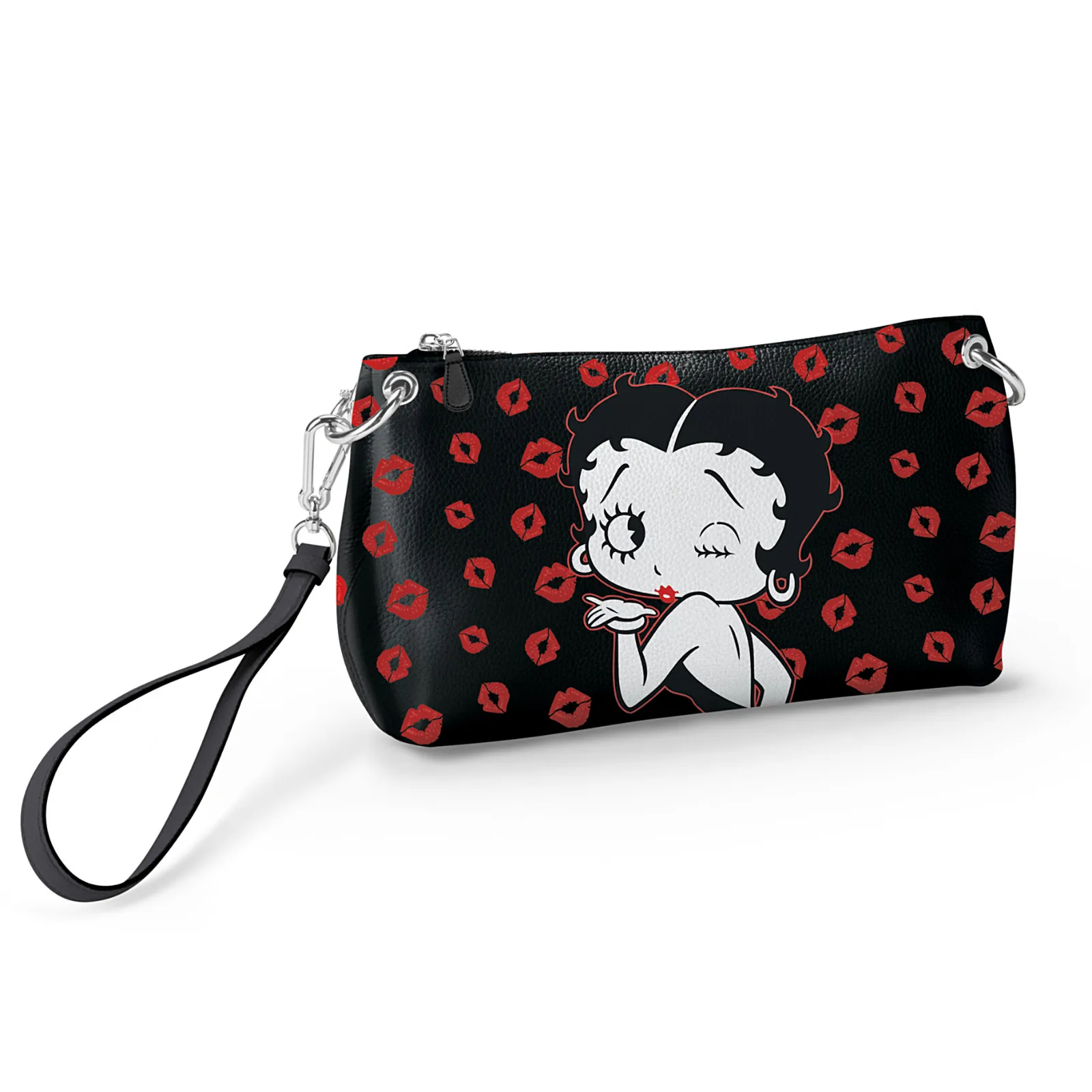 Betty Boop A Wink And A Kiss Convertible Handbag by The Bradford Exchange