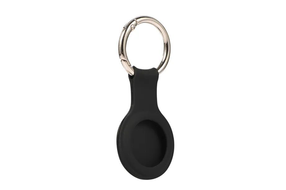 Black AirTag Keychain