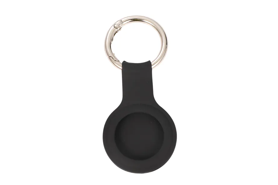 Black AirTag Keychain