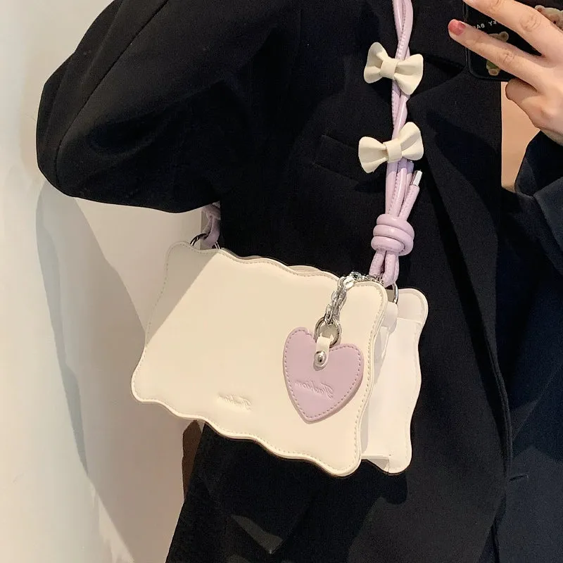 Bow Girl Small Square Fashion Shoulder Bag