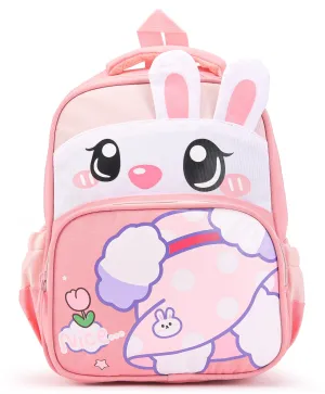 Bunny Design Backpack - Pink