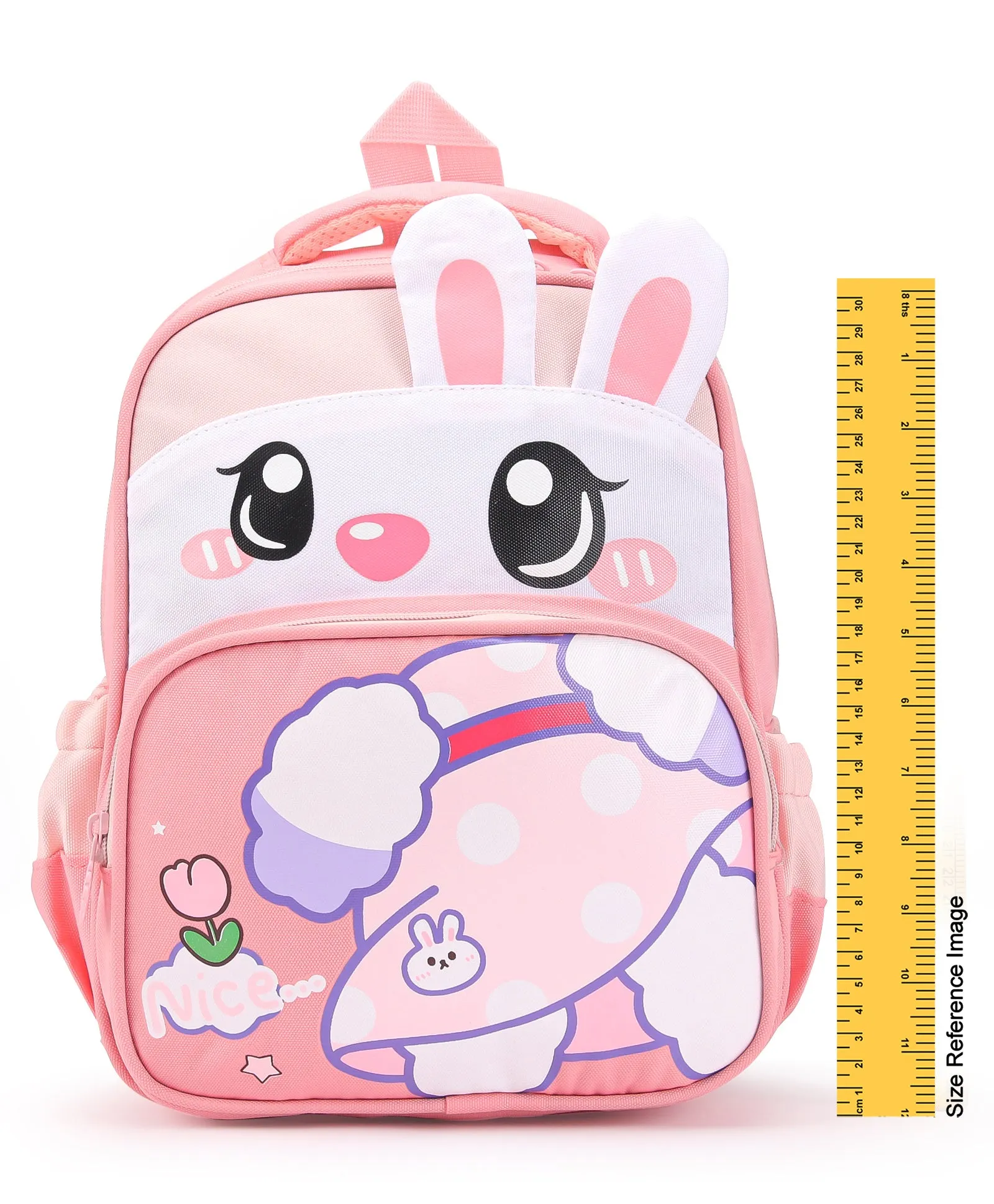 Bunny Design Backpack - Pink