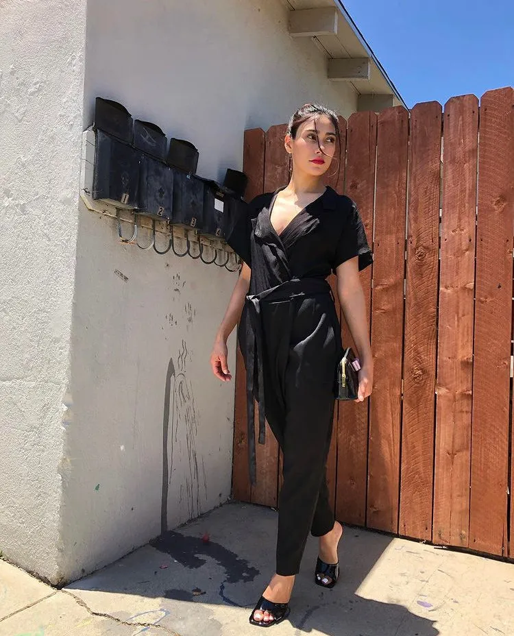 Business Meeting Black jumpsuit