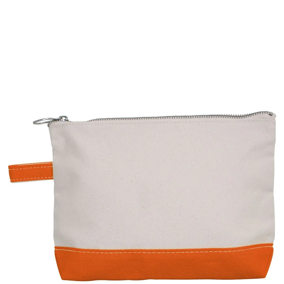 Canvas Makeup Zip Pouch