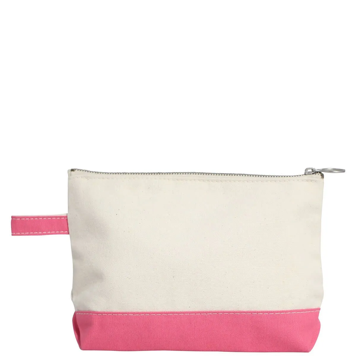 Canvas Makeup Zip Pouch