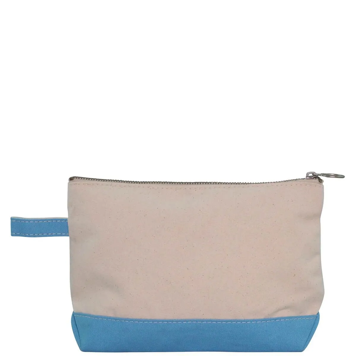 Canvas Makeup Zip Pouch