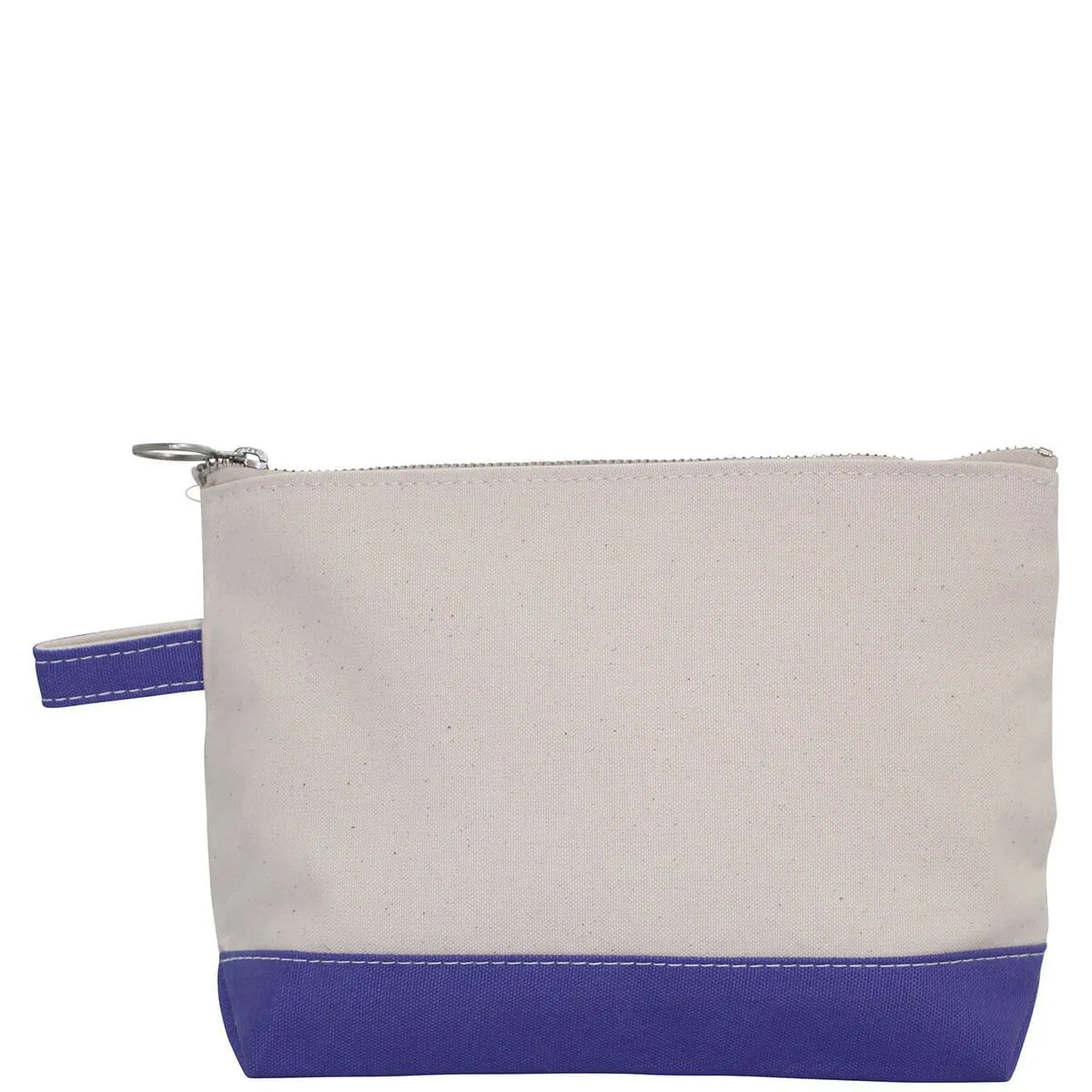 Canvas Makeup Zip Pouch