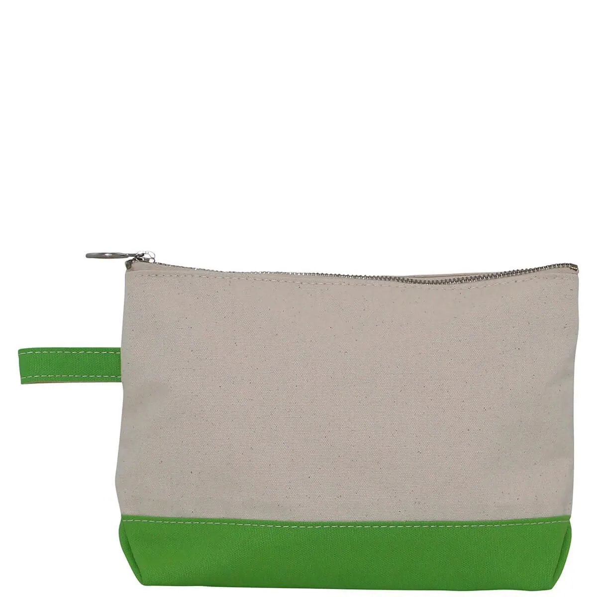 Canvas Makeup Zip Pouch