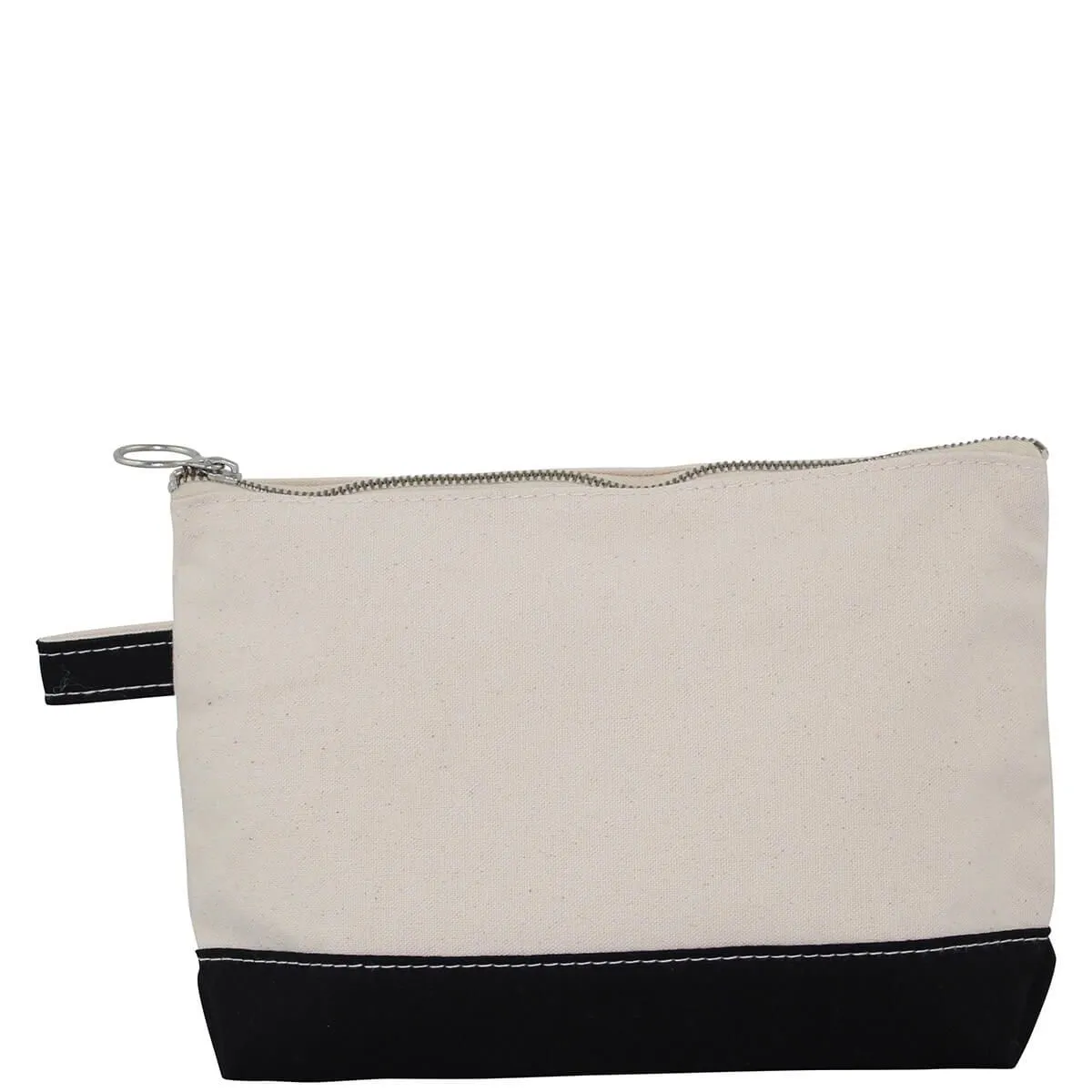 Canvas Makeup Zip Pouch