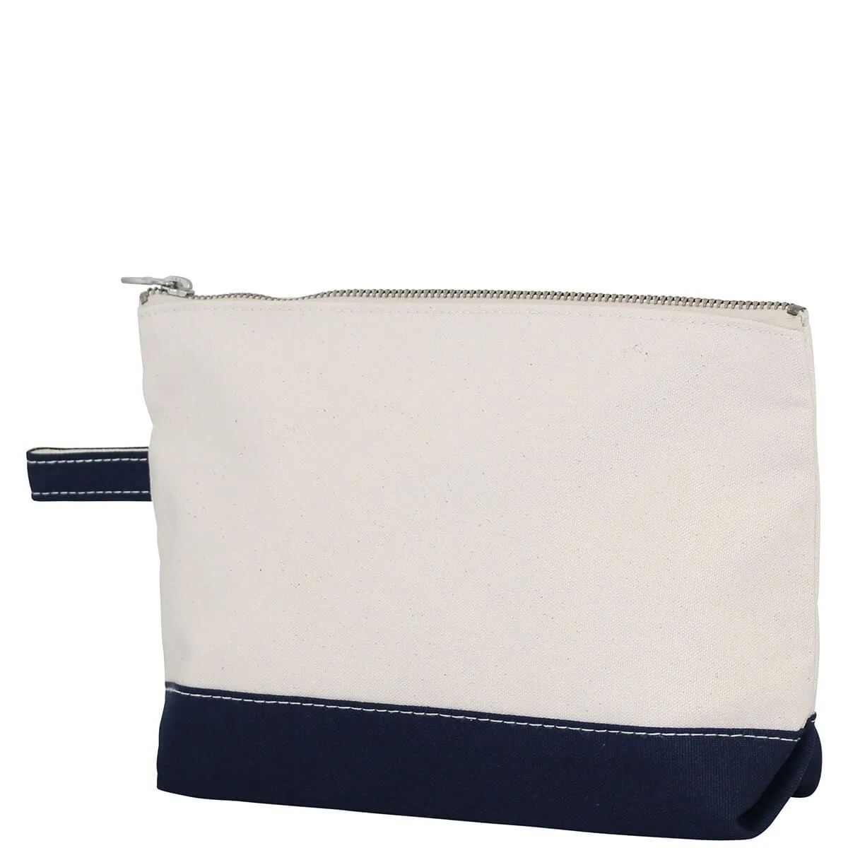 Canvas Makeup Zip Pouch