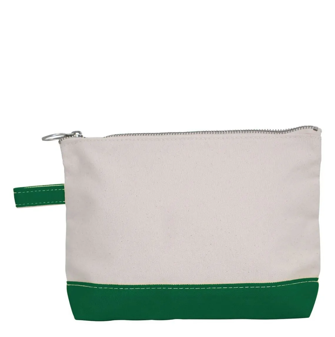 Canvas Makeup Zip Pouch