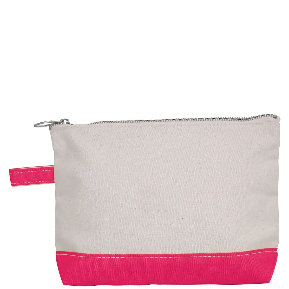 Canvas Makeup Zip Pouch