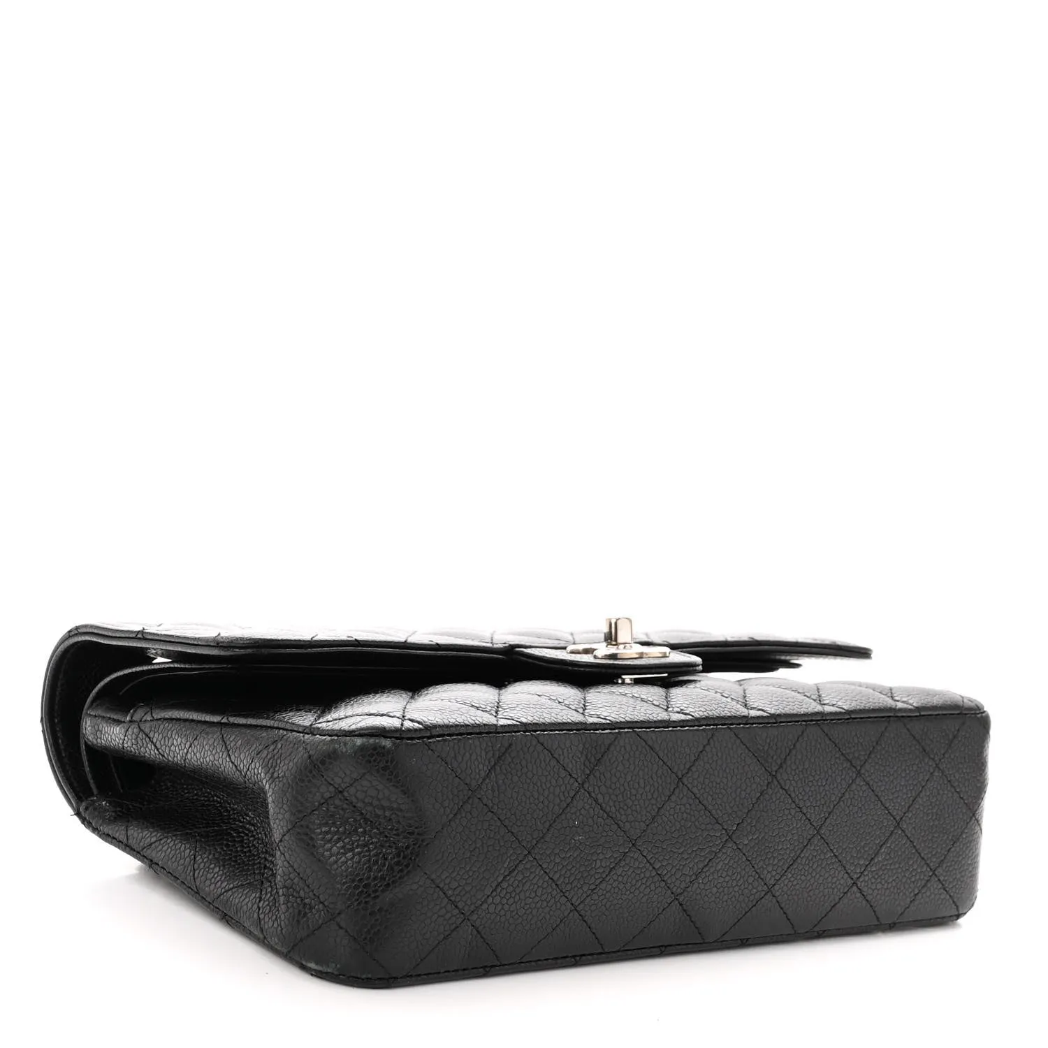 Caviar bag Double Flap Black