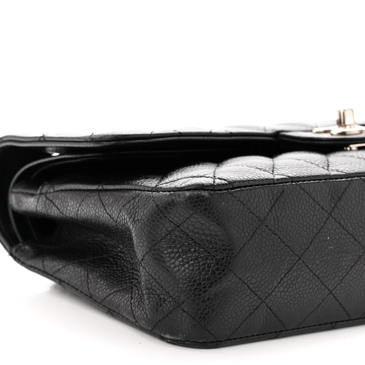 Caviar bag Double Flap Black