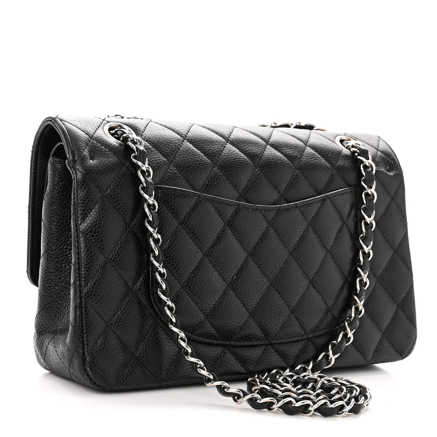 Caviar bag Double Flap Black