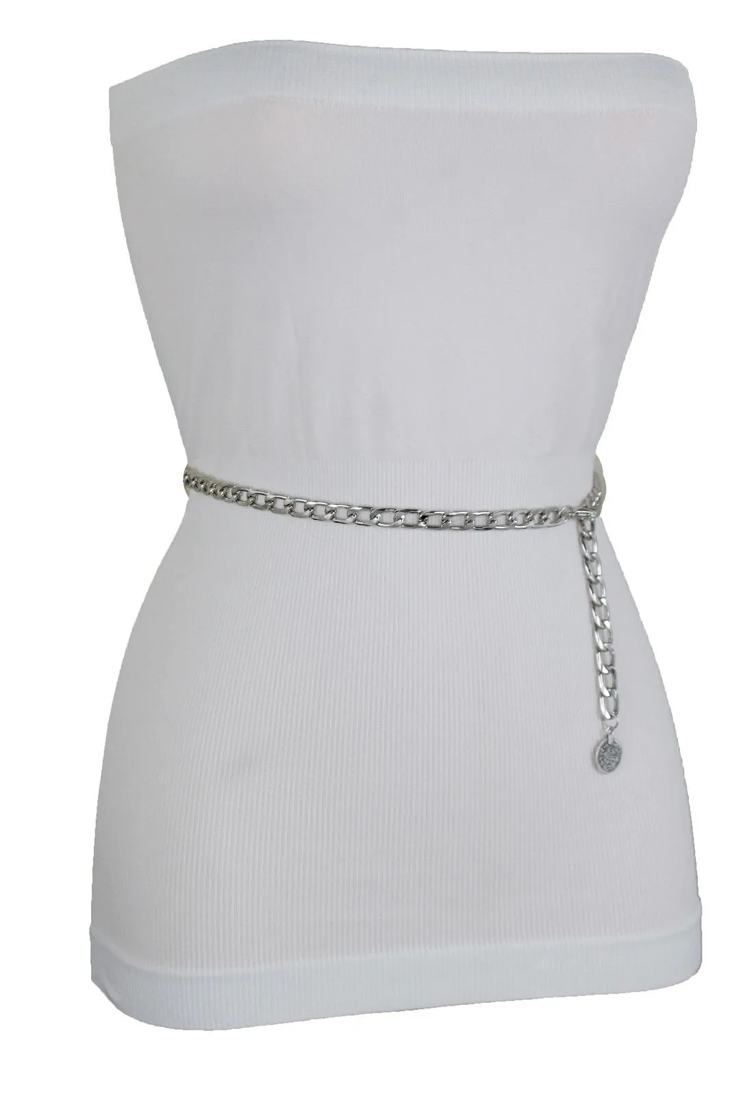 Classy Metal Chain Belt with Coin Charm