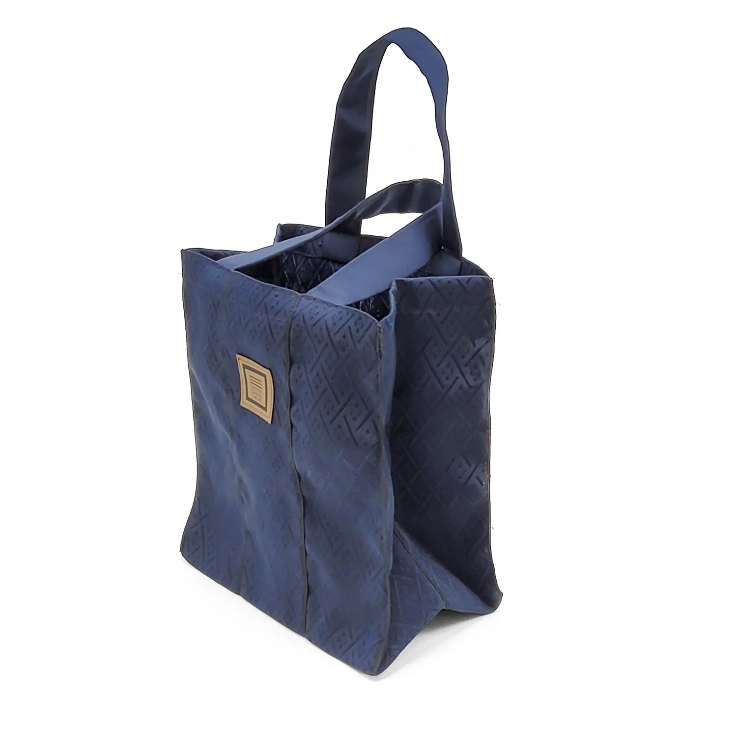 Dark Blue Mini Tote Bag