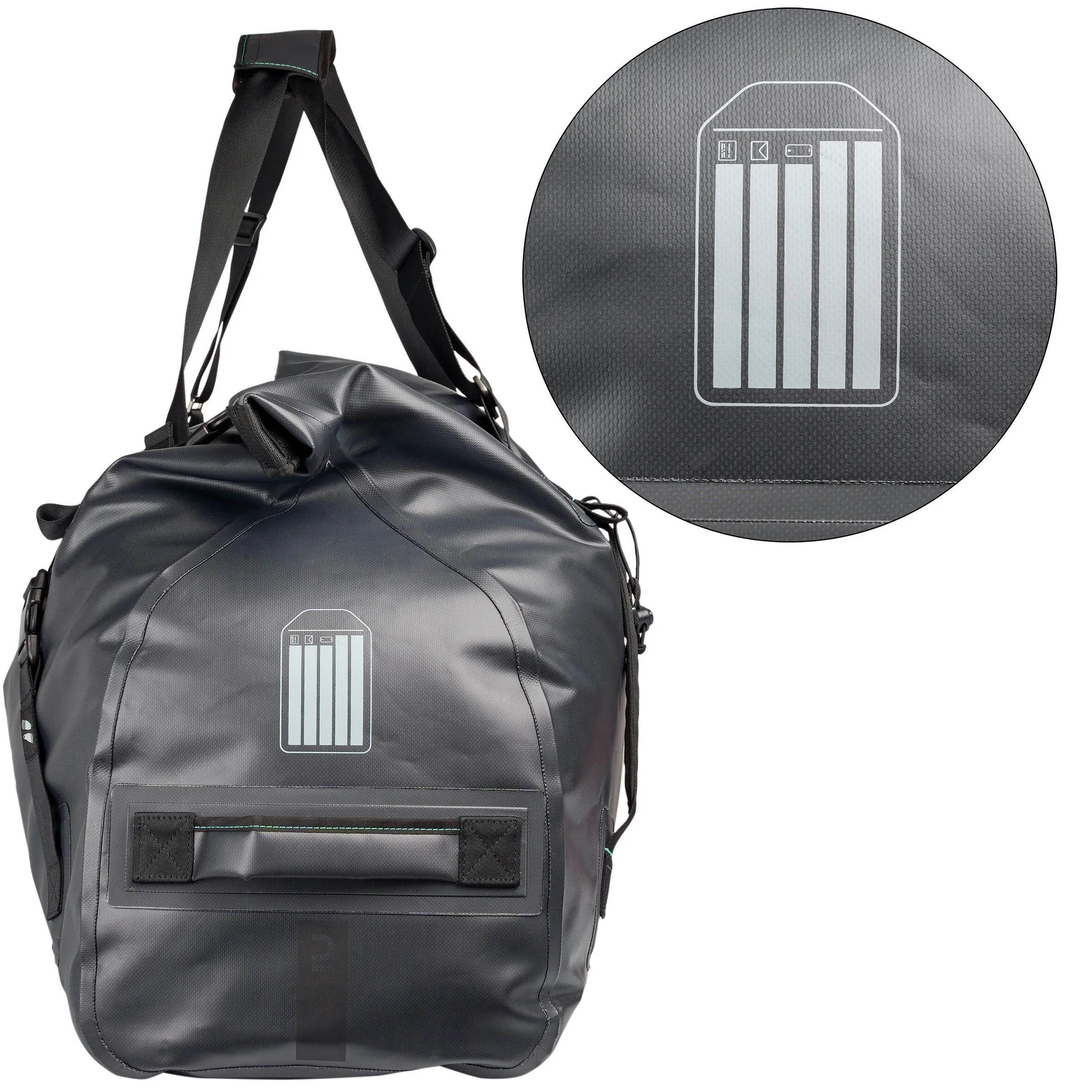 Diving bag SCD 100 liters black-gray SUBEA black/pearl gray/Caribbean blue