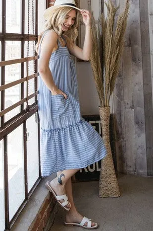 DRESS- Striped Sundress Dress