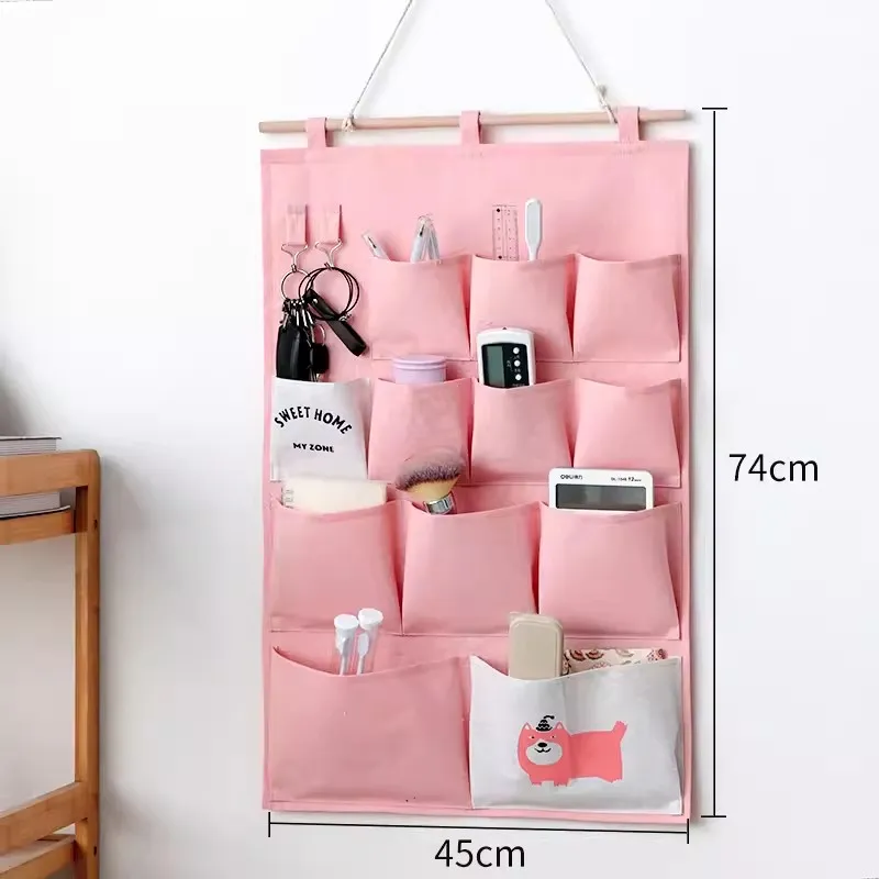 Elegant Fabric Wall-Mounted Storage Organizer