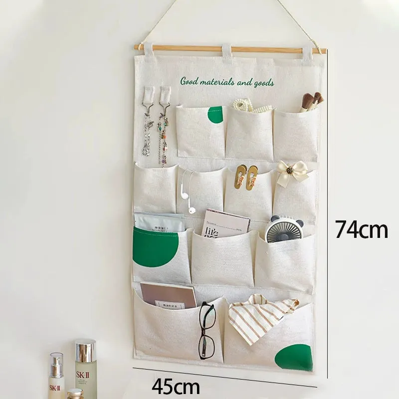 Elegant Fabric Wall-Mounted Storage Organizer