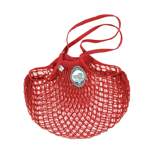 Filt Net Bag Anemone Red – Long Handles