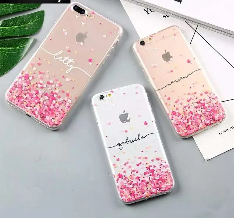 Floral Transparent Clear Custom Slim Soft Cases