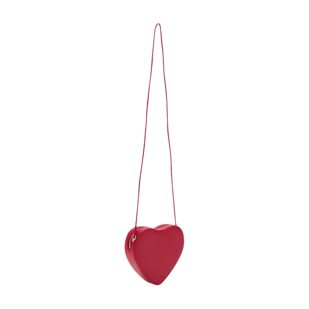 Furla Camelia Heart Mini Crossbody - Red