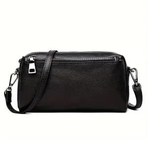 Genuine Leather Crossbody Bag Shoulder Small Square Bag