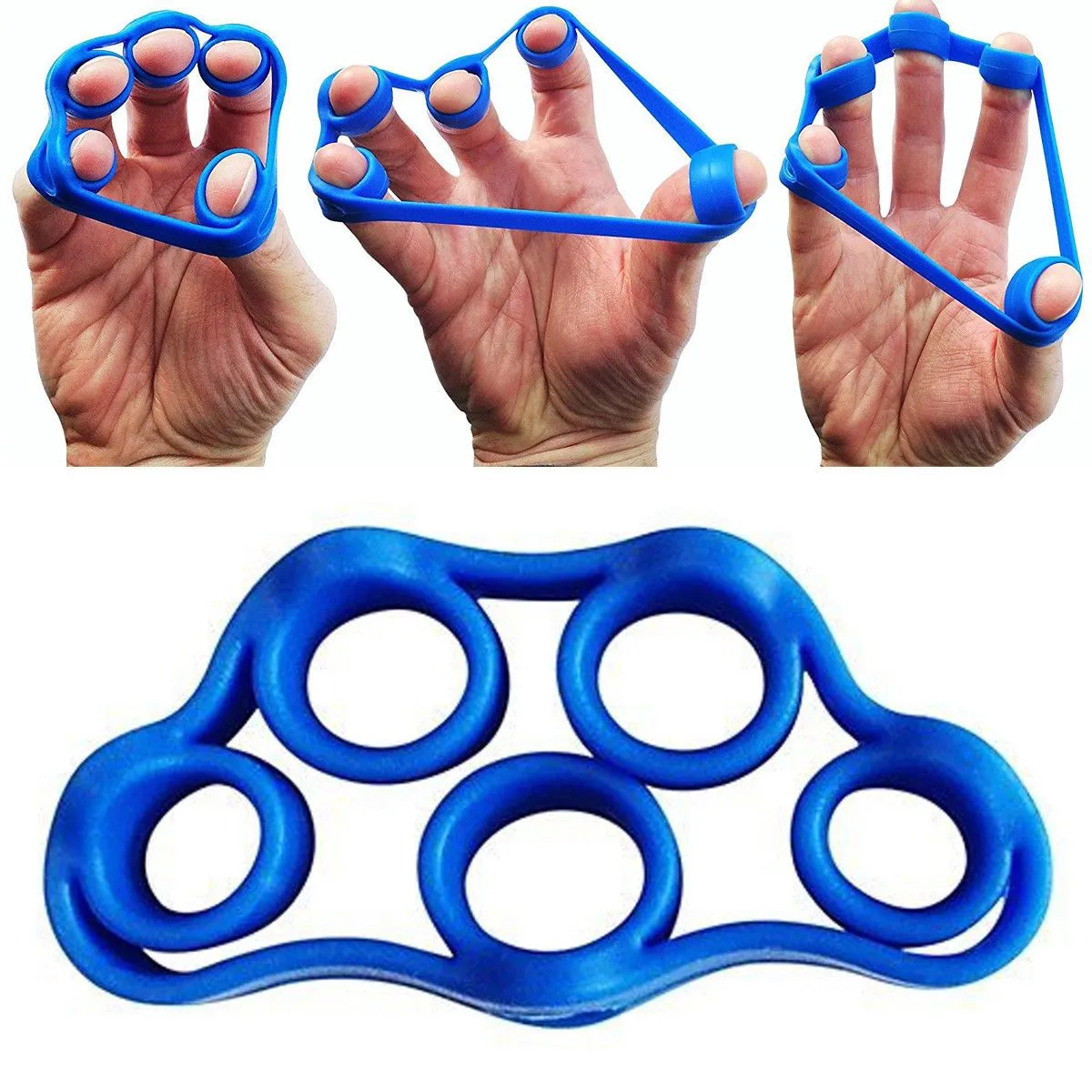 Hand Finger Strength Exerciser - Dark Blue