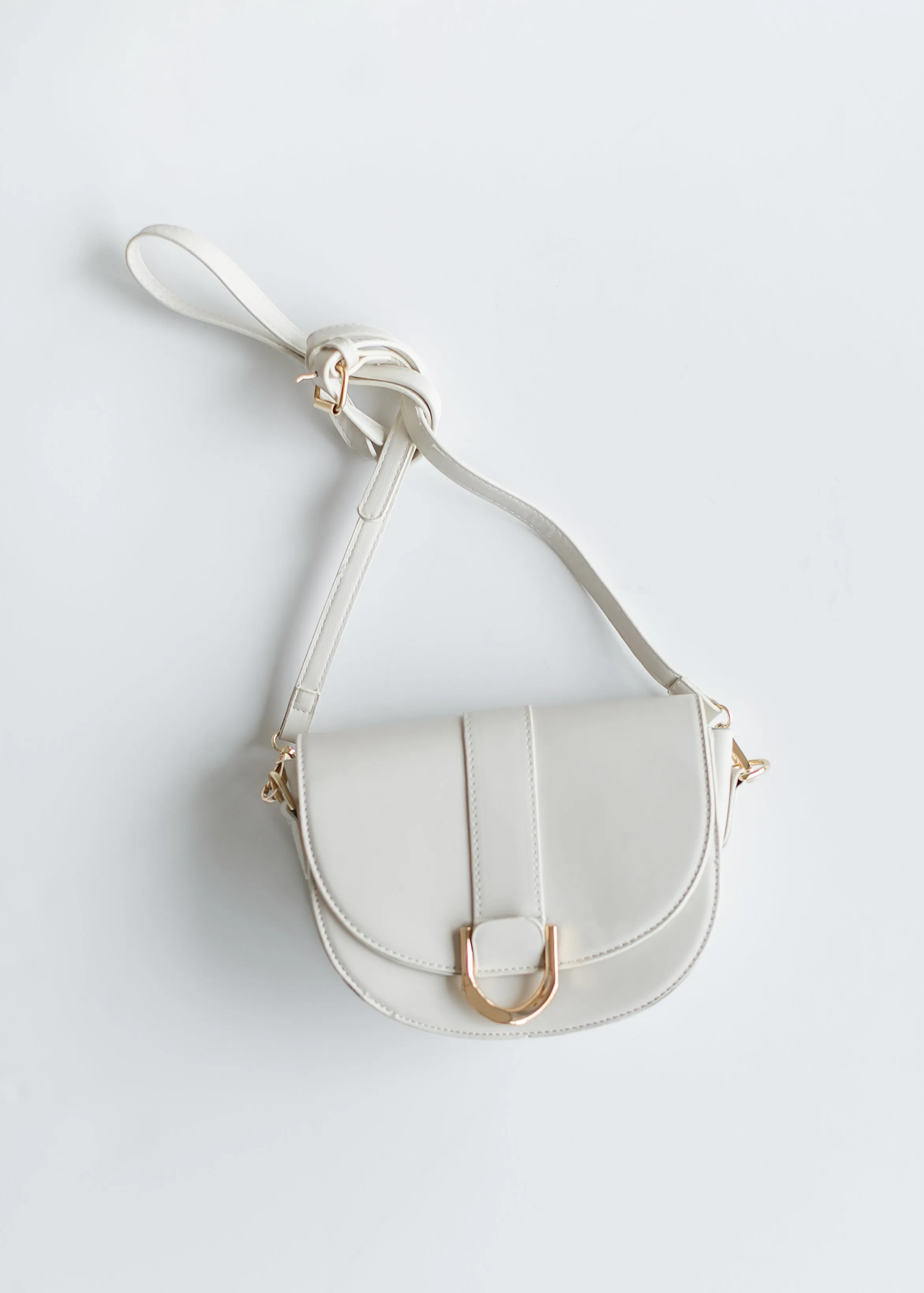 Ivory Saddle Bag