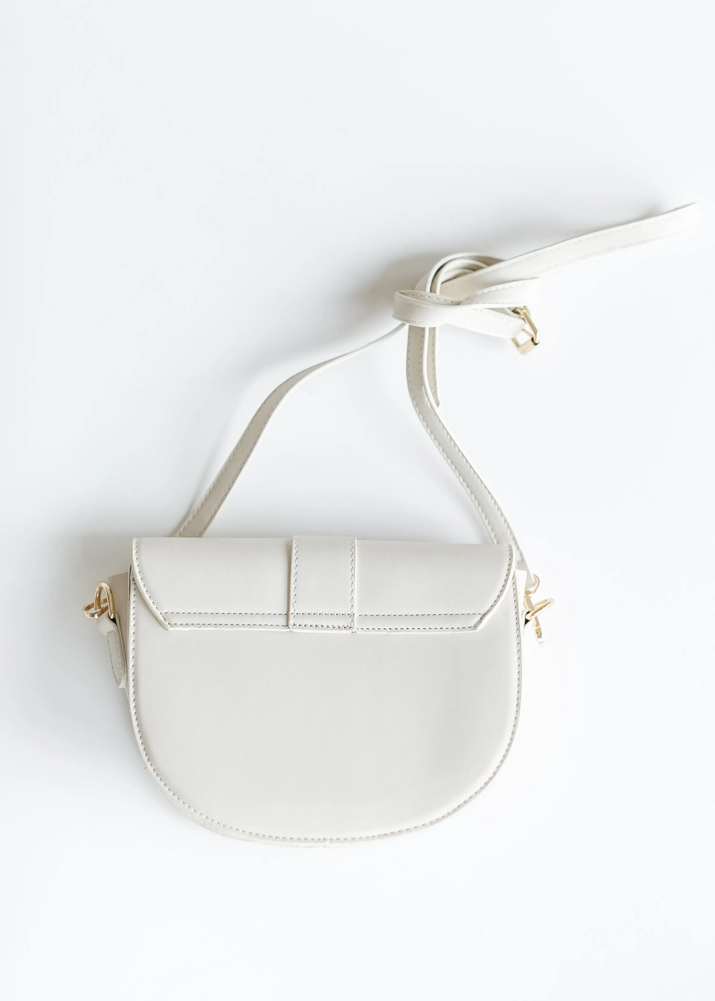 Ivory Saddle Bag