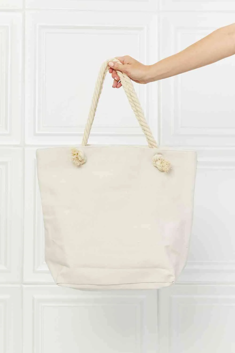 Justin Taylor Picnic Date Tassel Tote Bag