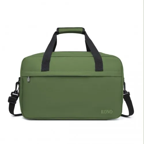 Kono Lightweight Multi Purpose Unisex Sports Travel Duffel Bag - Green | Spacious & Versatile