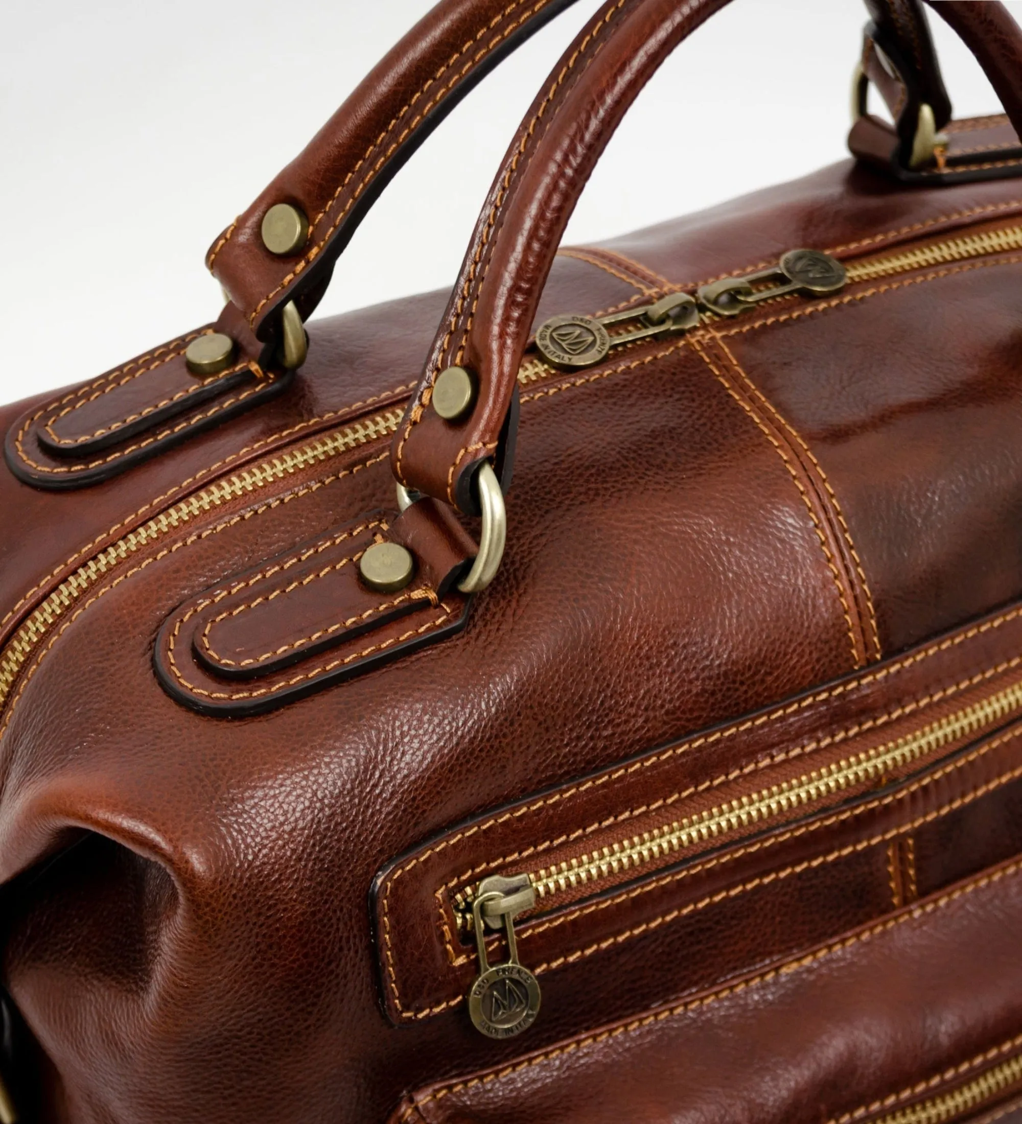 Leather Bag, Small Travel Bag - East of Eden