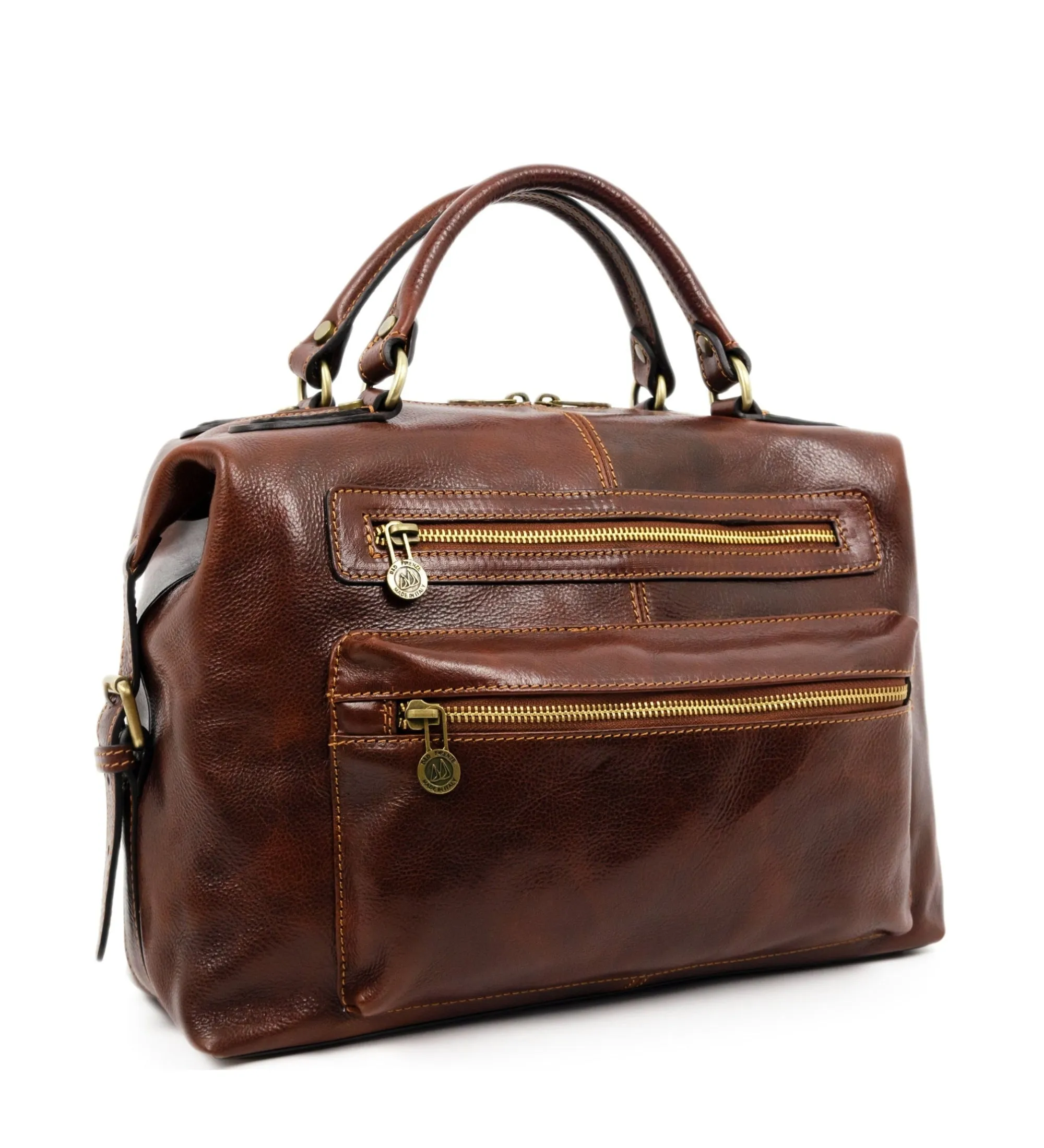 Leather Bag, Small Travel Bag - East of Eden