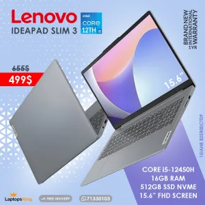 Lenovo Ideapad Slim 3 15IAH8 82ER00CTDP Core i5-12450h 15.6" Laptop (Brand New)