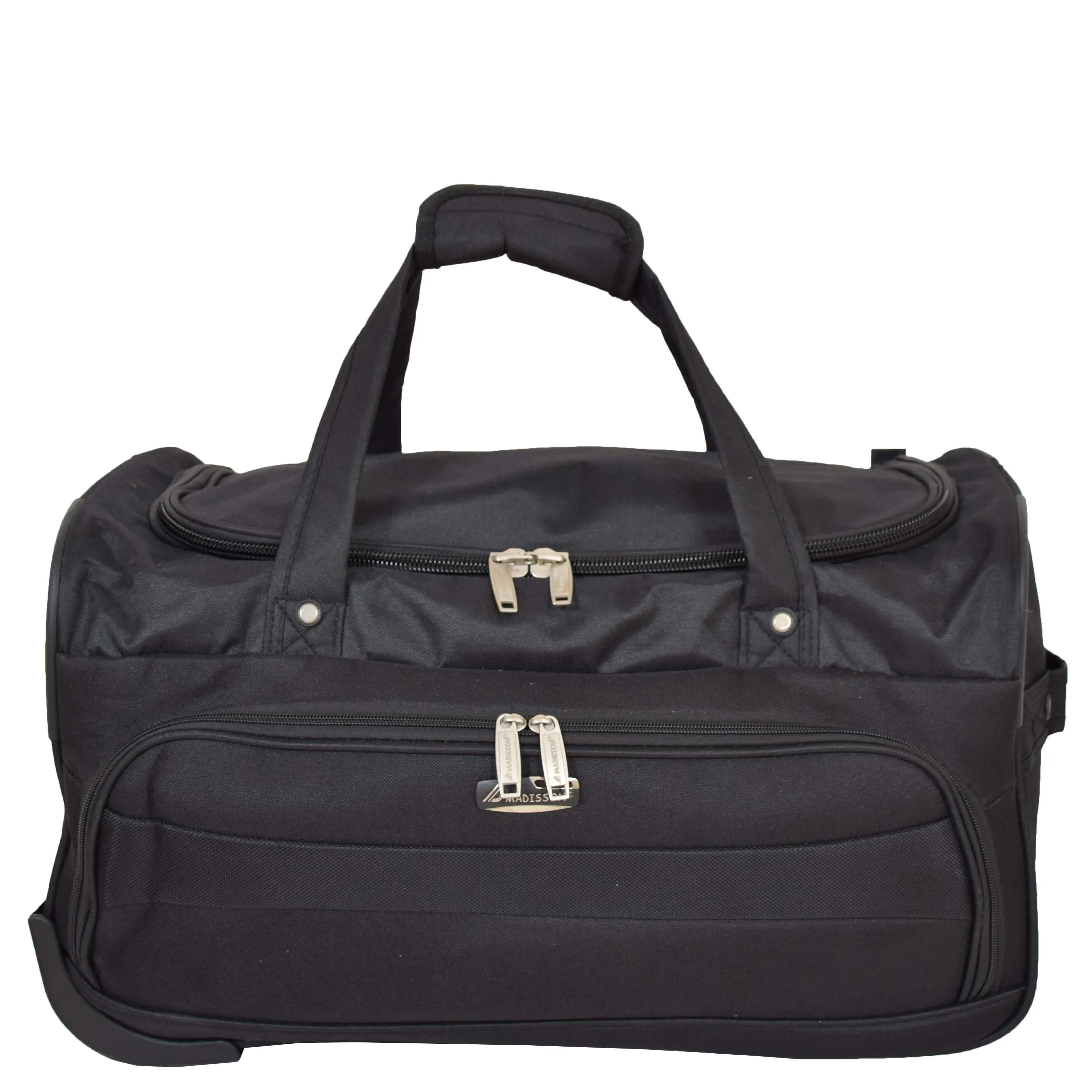 Lightweight Mid Size Holdall with Wheels HL452 Black