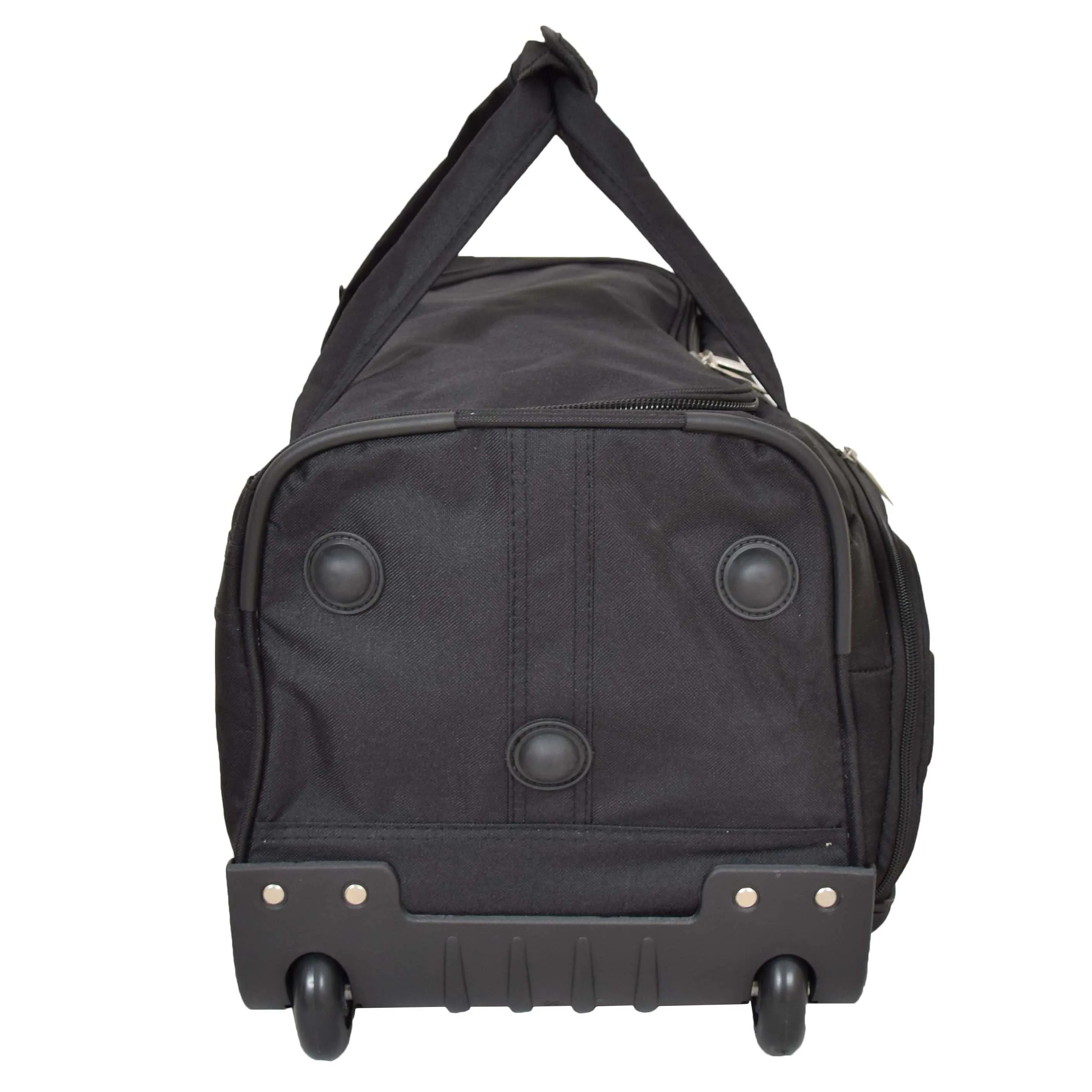 Lightweight Mid Size Holdall with Wheels HL452 Black