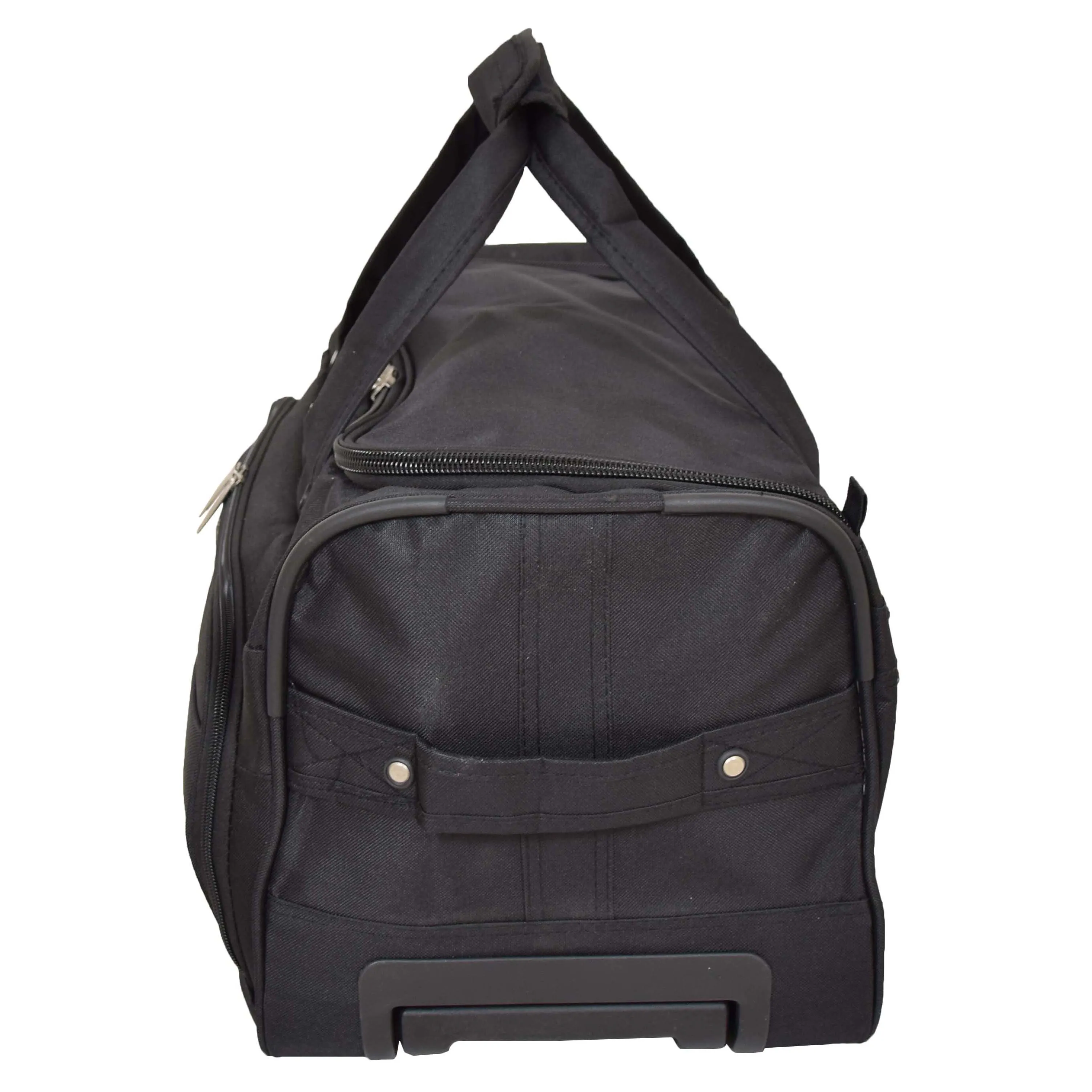 Lightweight Mid Size Holdall with Wheels HL452 Black