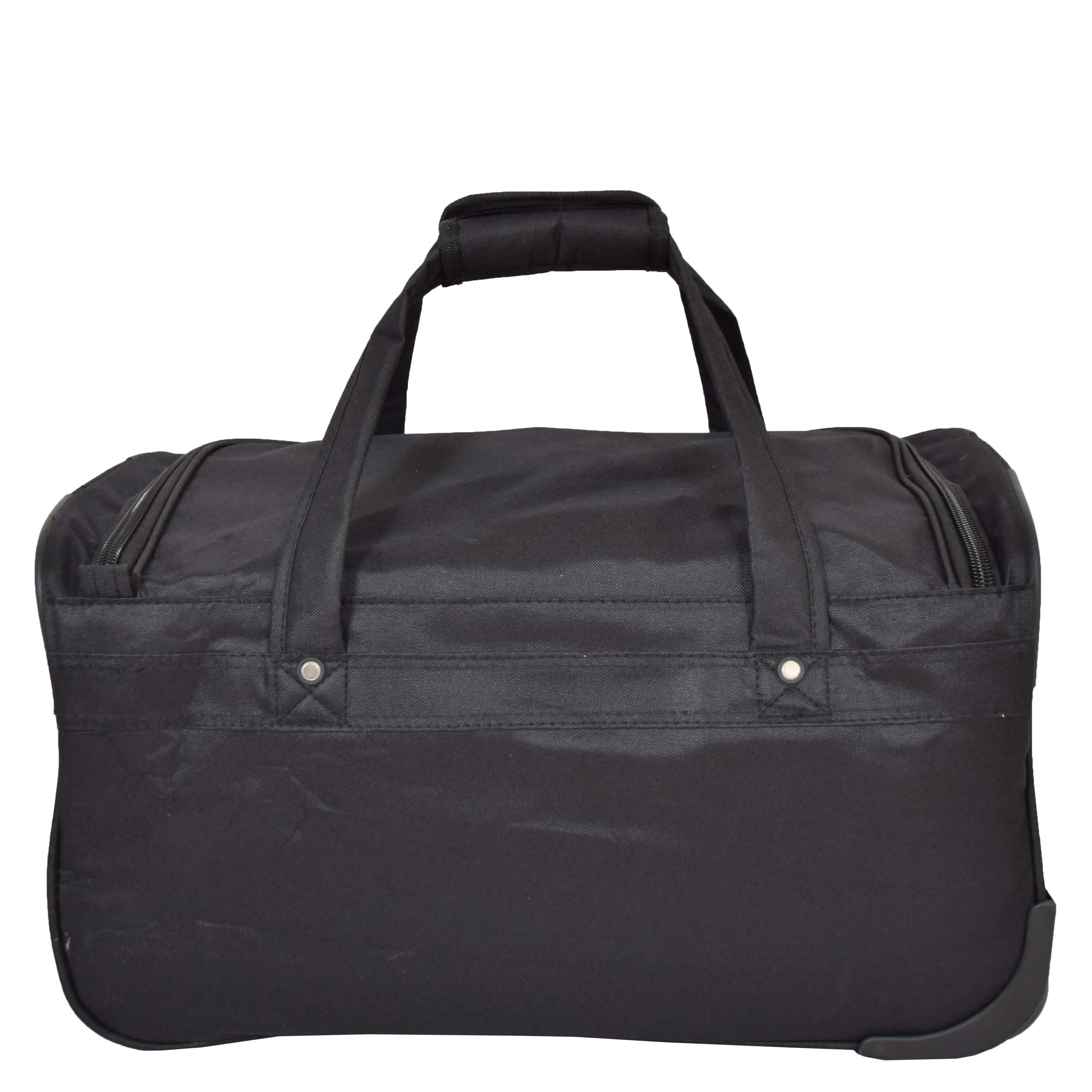 Lightweight Mid Size Holdall with Wheels HL452 Black