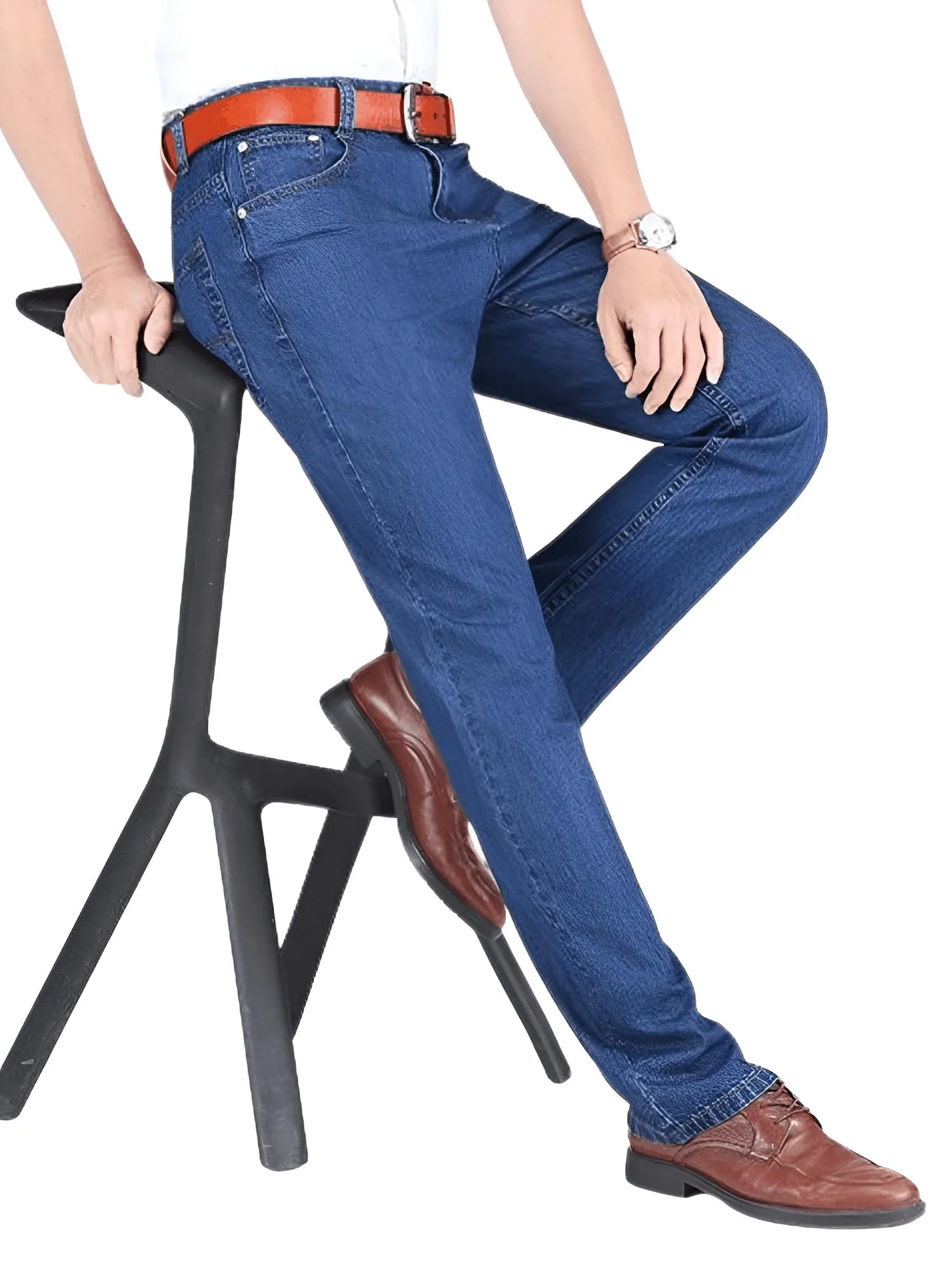 Men's Lightweight Casual Jeans - 100% Cotton!